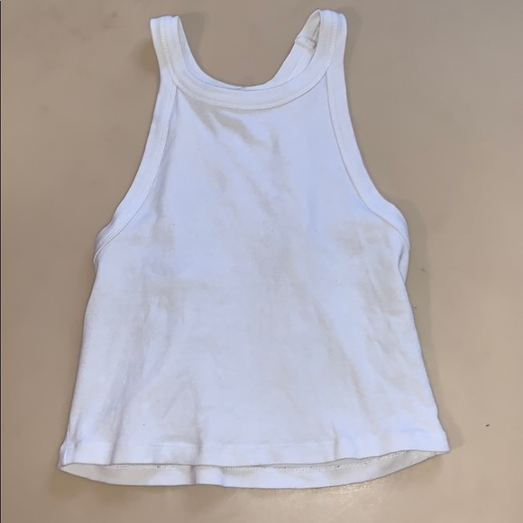white halter tank